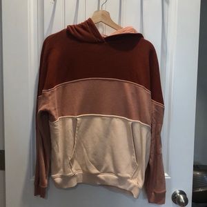 American Eagle Tri-Color Warm Hoodie
